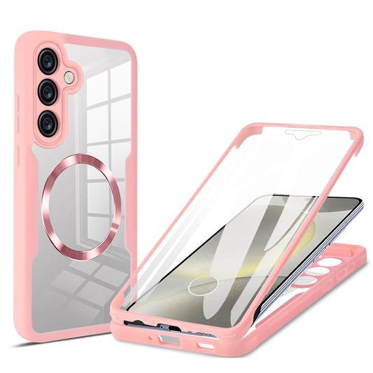 Husa MagSafe pentru Samsung Galaxy S25+ S936, Techsuit, ColorVerse 360, Roz