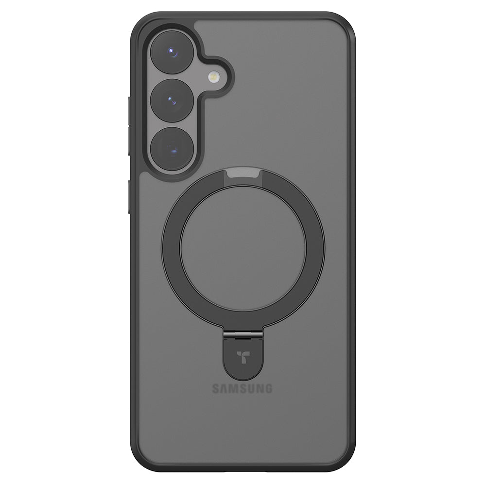 Husa MagSafe pentru Samsung Galaxy S25+ S936, Torras, Ostand, Neagra