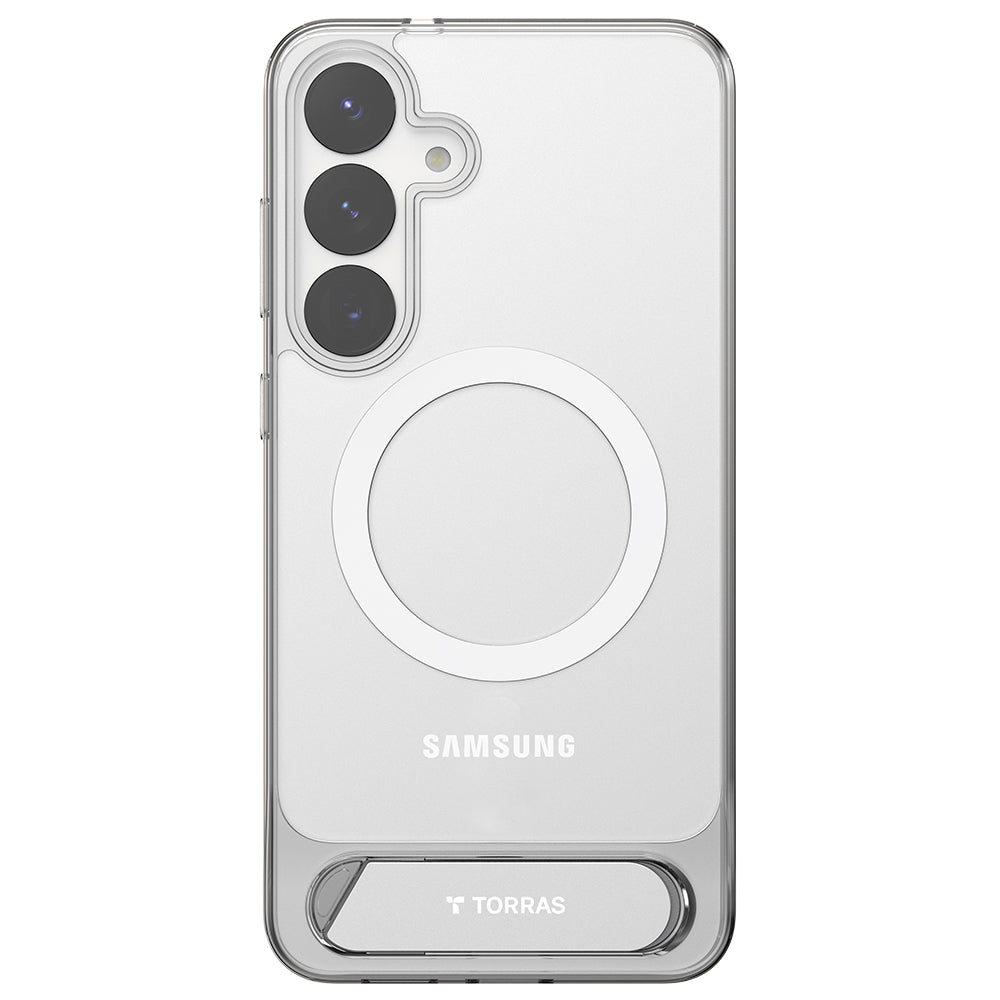 Husa MagSafe pentru Samsung Galaxy S25+ S936, Torras, Pstand, Transparenta