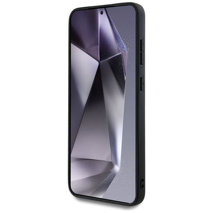 Husa MagSafe pentru Samsung Galaxy S25 S931, Guess, 4G Ring Classic Logo, Neagra