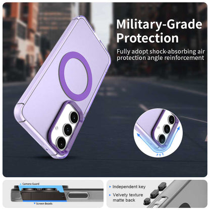 Husa MagSafe pentru Samsung Galaxy S25 S931 / S24 S921, Techsuit, CandyCase, Mov