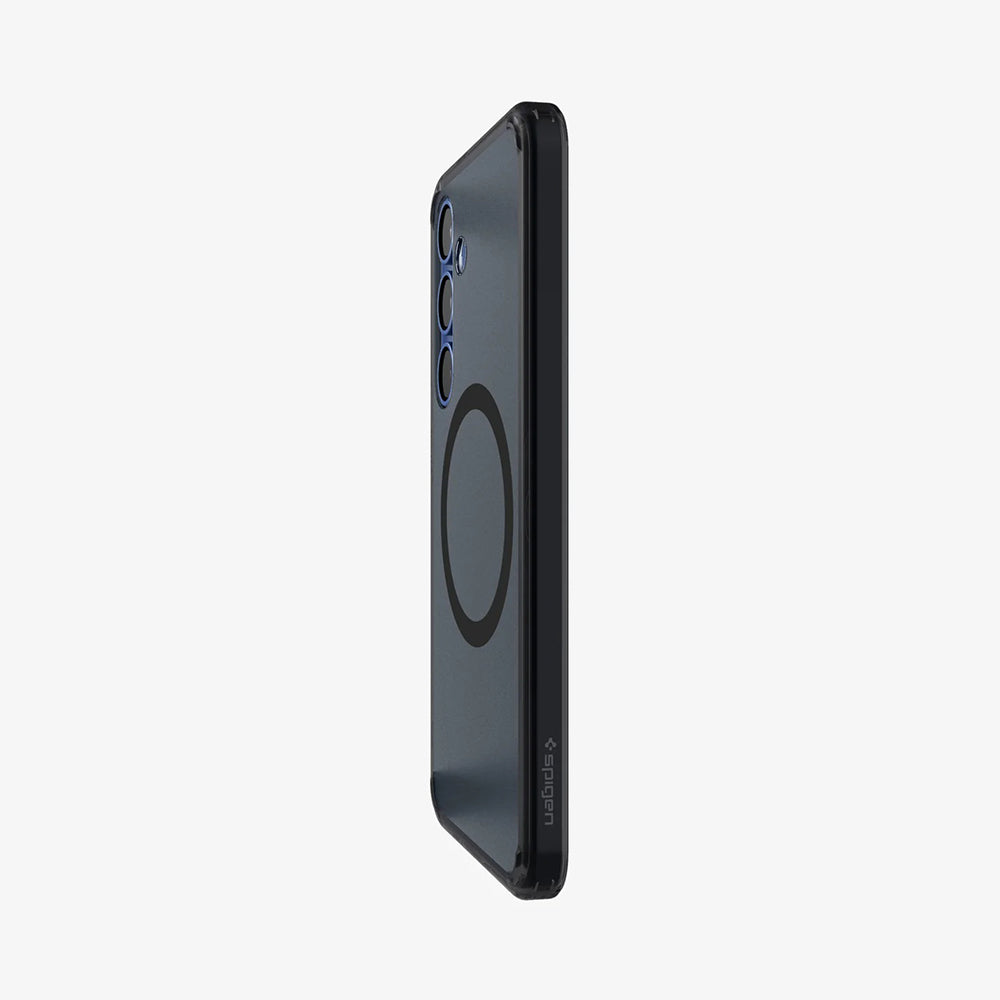Husa MagSafe pentru Samsung Galaxy S25 S931, Spigen, Ultra Hybrid, Neagra Satinata
