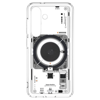 Husa MagSafe pentru Samsung Galaxy S25 S931, Spigen, Ultra Hybrid Neo One, Transparenta ACS09470