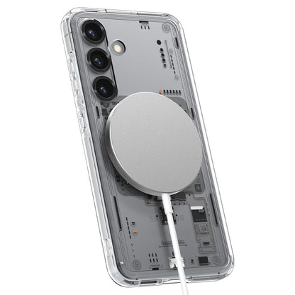 Husa MagSafe pentru Samsung Galaxy S25 S931, Spigen, Ultra Hybrid Neo One, Transparenta ACS09470