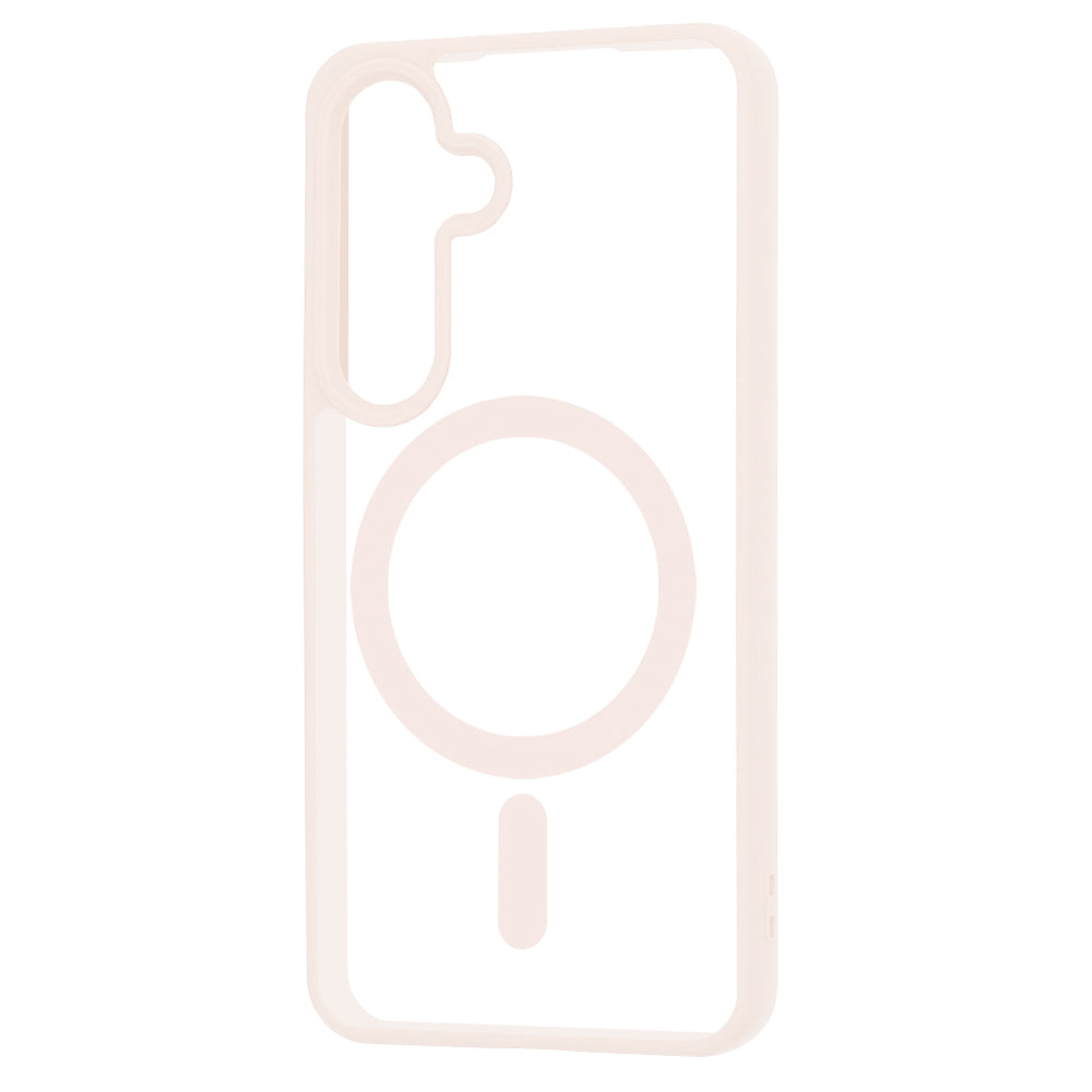 Husa MagSafe pentru Samsung Galaxy S25 S931, Techsuit, Pro, Roz