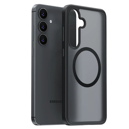 Husa MagSafe pentru Samsung Galaxy S25 S931, Torras, Guardian, Neagra