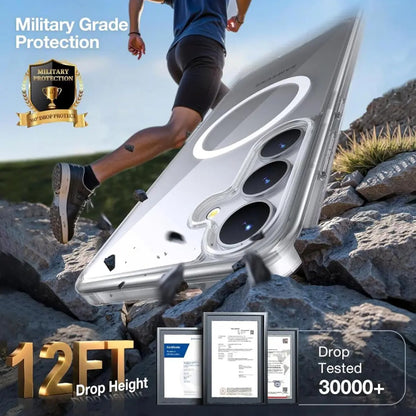 Husa MagSafe pentru Samsung Galaxy S25 S931, Torras, Guardian, Neagra