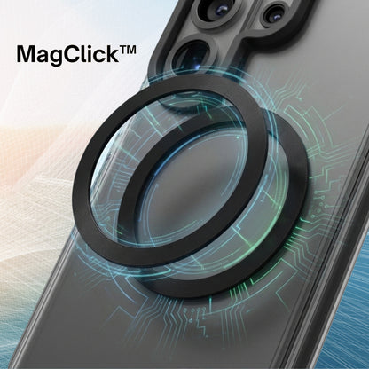 Husa MagSafe pentru Samsung Galaxy S25 S931, UNIQ, Combat MagClick, Neagra