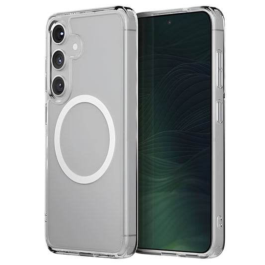 Husa MagSafe pentru Samsung Galaxy S25 S931, UNIQ, LifePro Xtreme MagClick, Transparenta