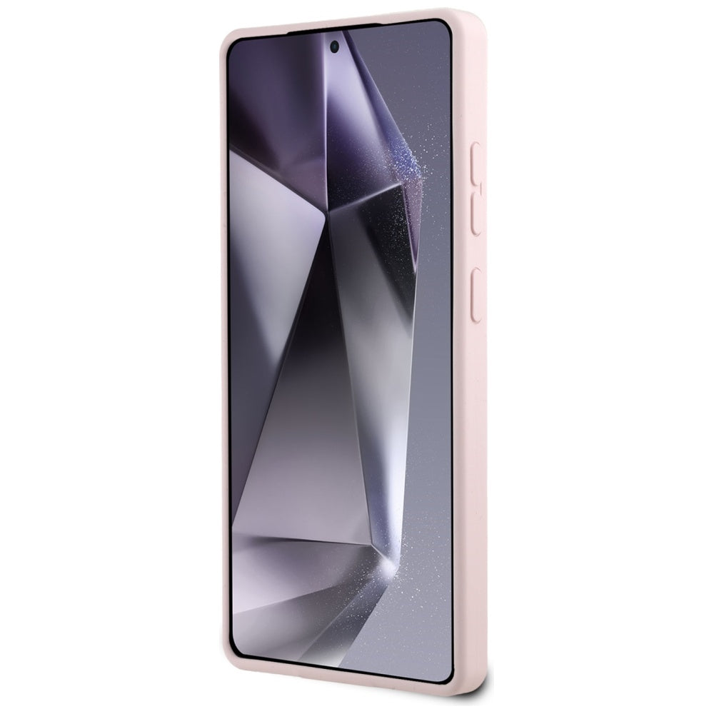 Husa MagSafe pentru Samsung Galaxy S25 Ultra S938, Karl Lagerfeld, Silicone Double Heads, Roz