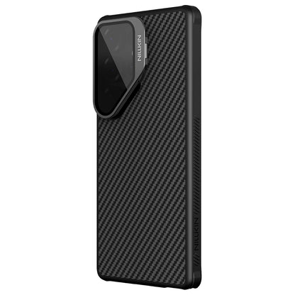 Husa MagSafe pentru Samsung Galaxy S25 Ultra S938, Nillkin, CarboProp with Transparent Black Lens Cover, Neagra