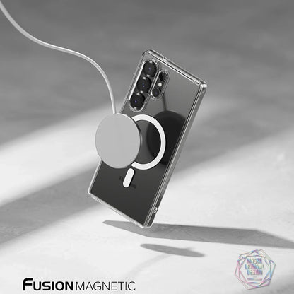 Husa MagSafe pentru Samsung Galaxy S25 Ultra S938, Ringke, Fusion, Transparenta Mata