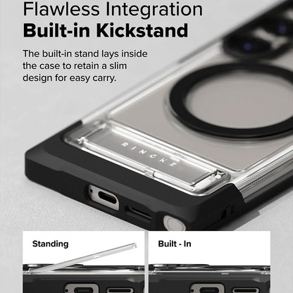 Husa MagSafe pentru Samsung Galaxy S25 Ultra S938, Ringke, UX, Transparenta