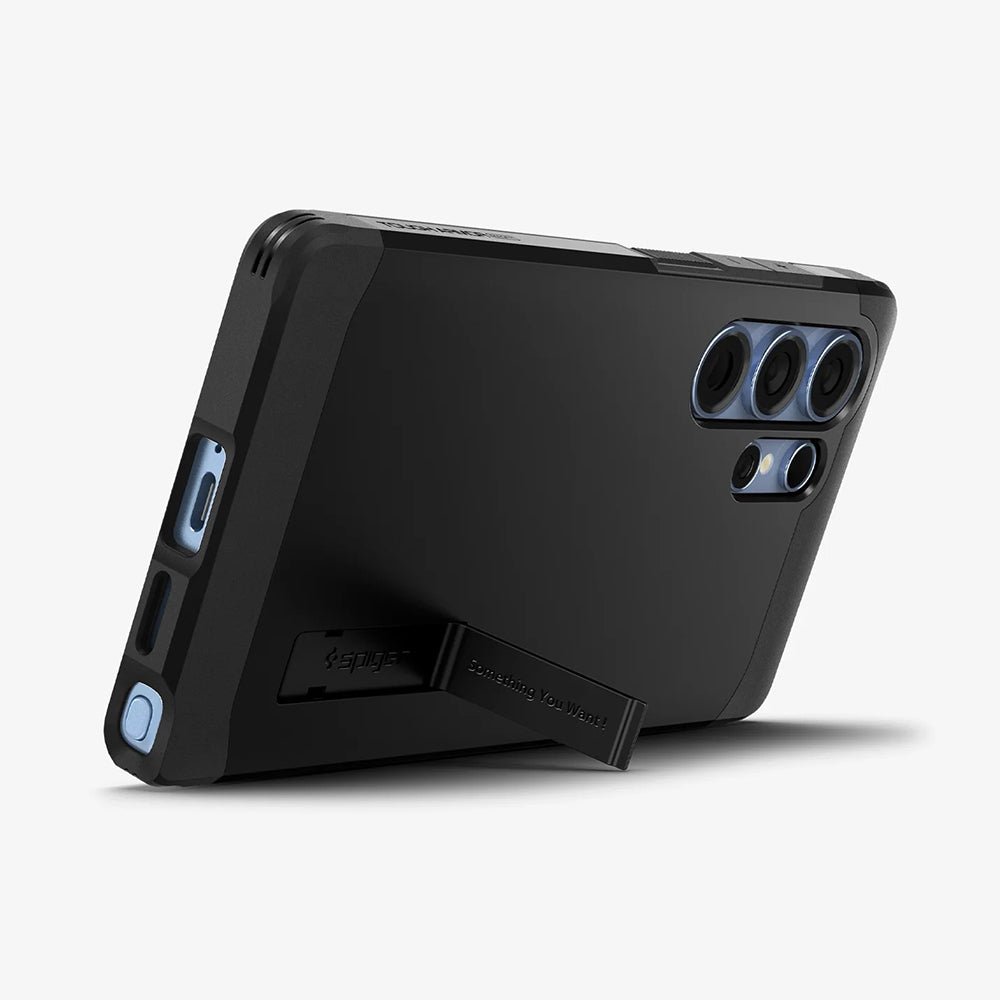 Husa MagSafe pentru Samsung Galaxy S25 Ultra S938, Spigen, Tough Armor, Neagra