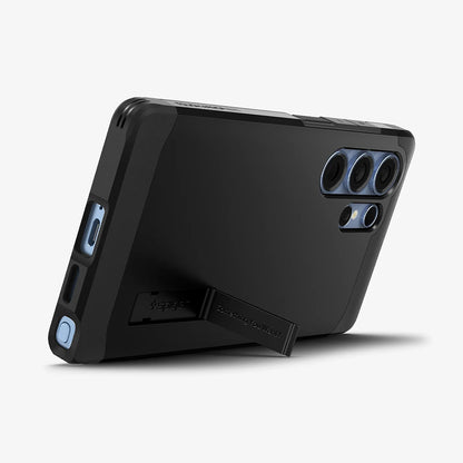 Husa MagSafe pentru Samsung Galaxy S25 Ultra S938, Spigen, Tough Armor, Neagra
