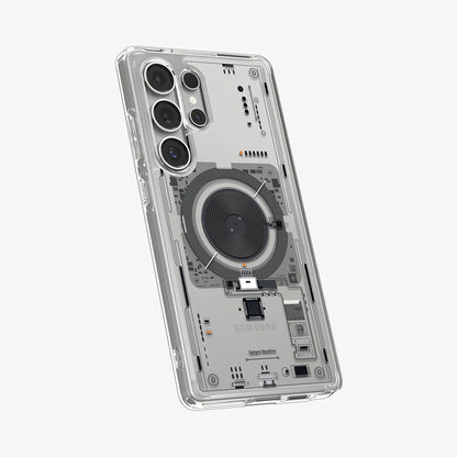 Husa MagSafe pentru Samsung Galaxy S25 Ultra S938, Spigen, Ultra Hybrid Neo One, Transparenta