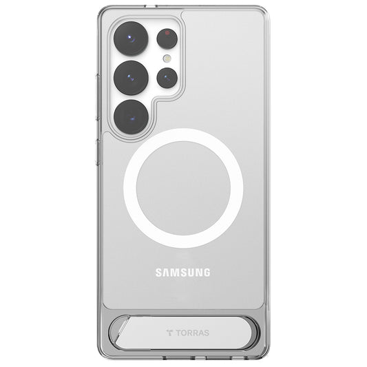 Husa MagSafe pentru Samsung Galaxy S25 Ultra S938, Torras, Pstand, Transparenta