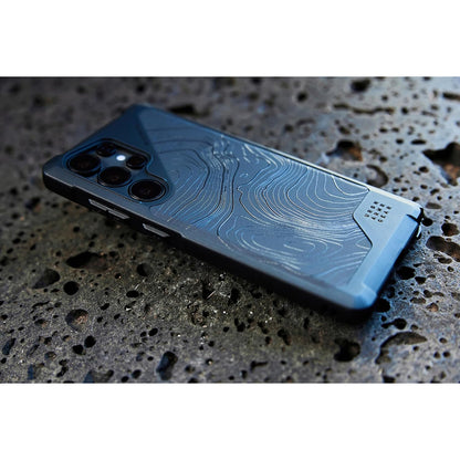 Husa MagSafe pentru Samsung Galaxy S25 Ultra S938, Urban Armor Gear, Metropolis LT Topography, Neagra