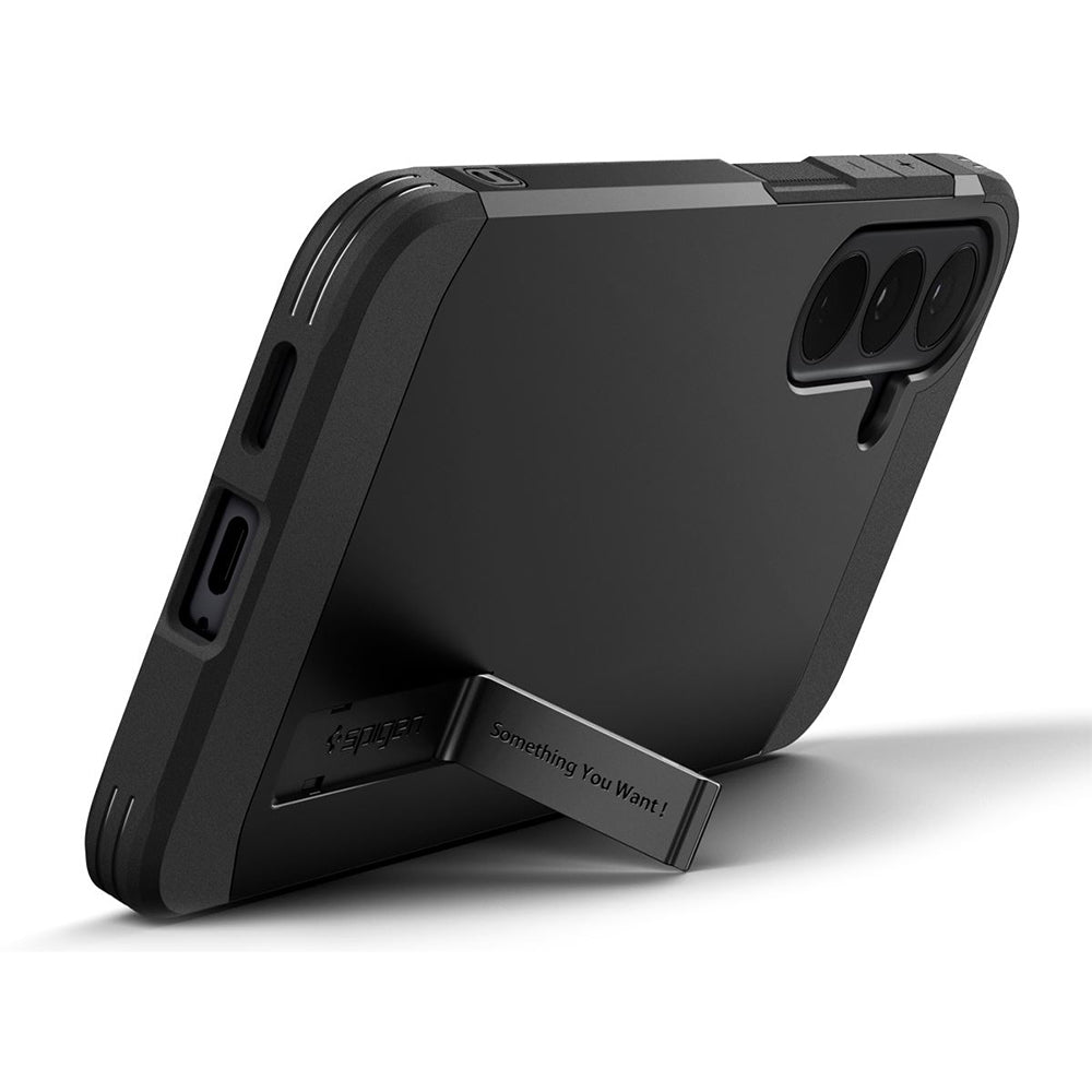 Husa MagSafe pentru Samsung Galaxy S26 FE S741, Spigen, Tough Armor, Neagra ACS11634