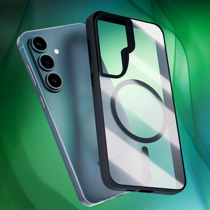 Husa MagSafe pentru Samsung Galaxy S26 Plus, 3MK, Satin Armor, Transparenta