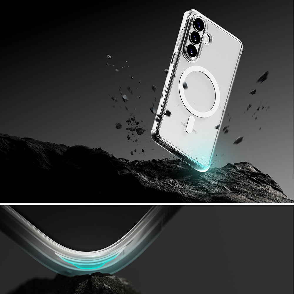 Husa MagSafe pentru Samsung Galaxy S26 Plus S947, Ringke, Fusion, Transparenta Mata