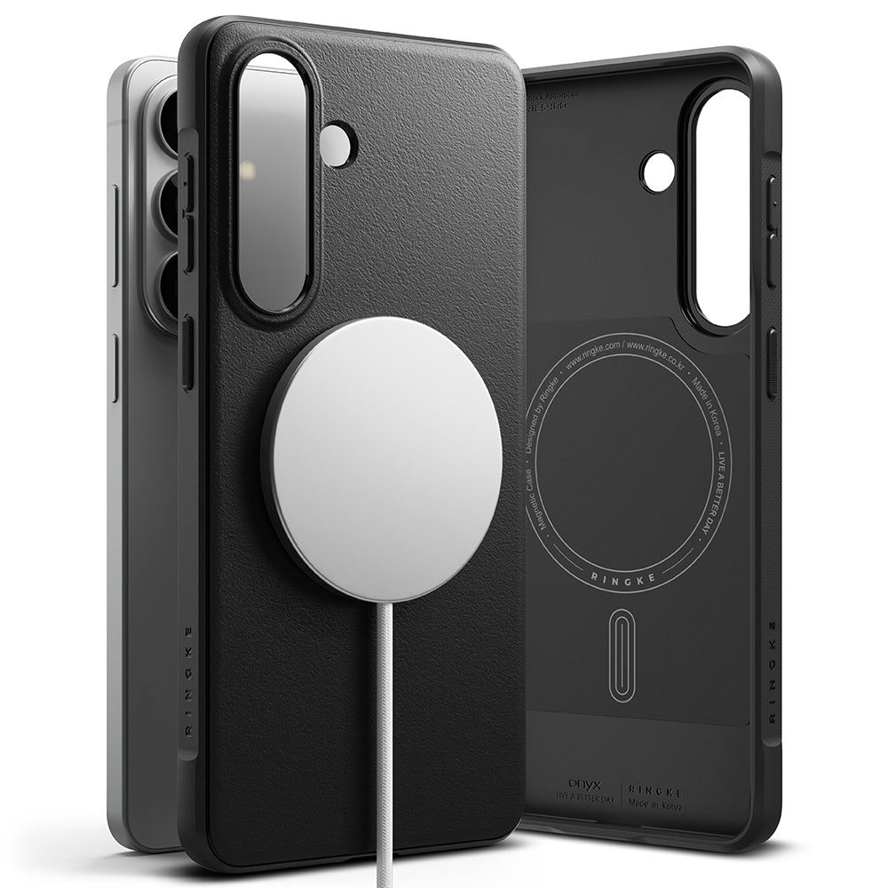 Husa MagSafe pentru Samsung Galaxy S26 Plus, Ringke, Onyx, Neagra