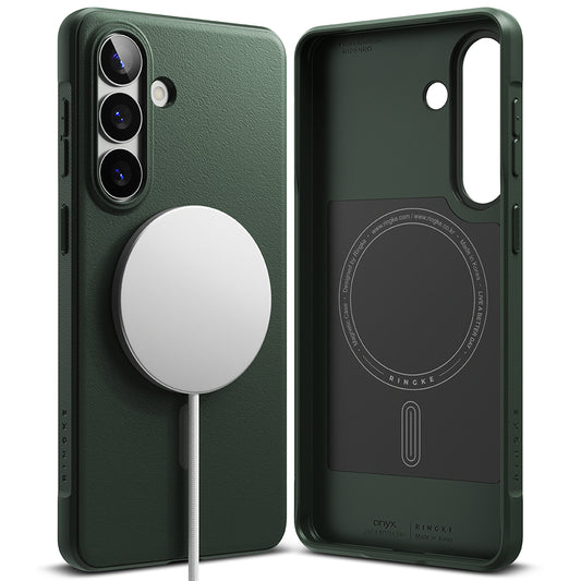 Husa MagSafe pentru Samsung Galaxy S26 Plus, Ringke, Onyx, Verde Inchis