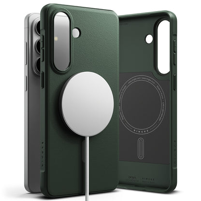 Husa MagSafe pentru Samsung Galaxy S26 Plus, Ringke, Onyx, Verde Inchis