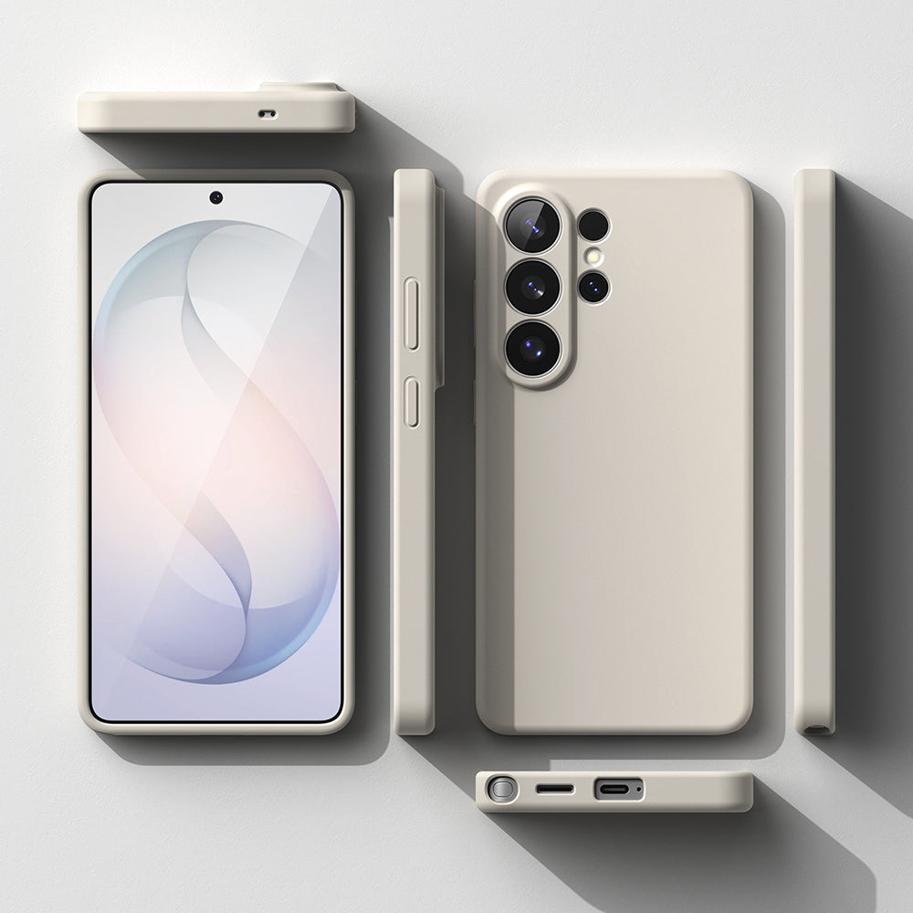 Husa MagSafe pentru Samsung Galaxy S26 Plus, Ringke, Silicone, Crem