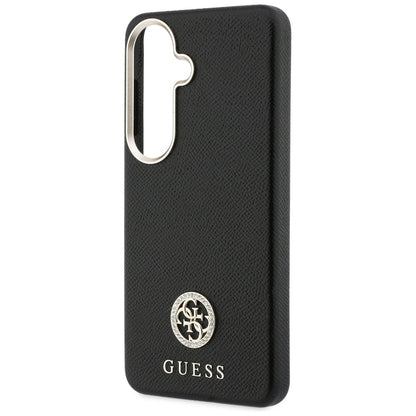 Husa MagSafe pentru Samsung Galaxy S26 Plus S947, Guess, Rhinestone Round Logo, Neagra