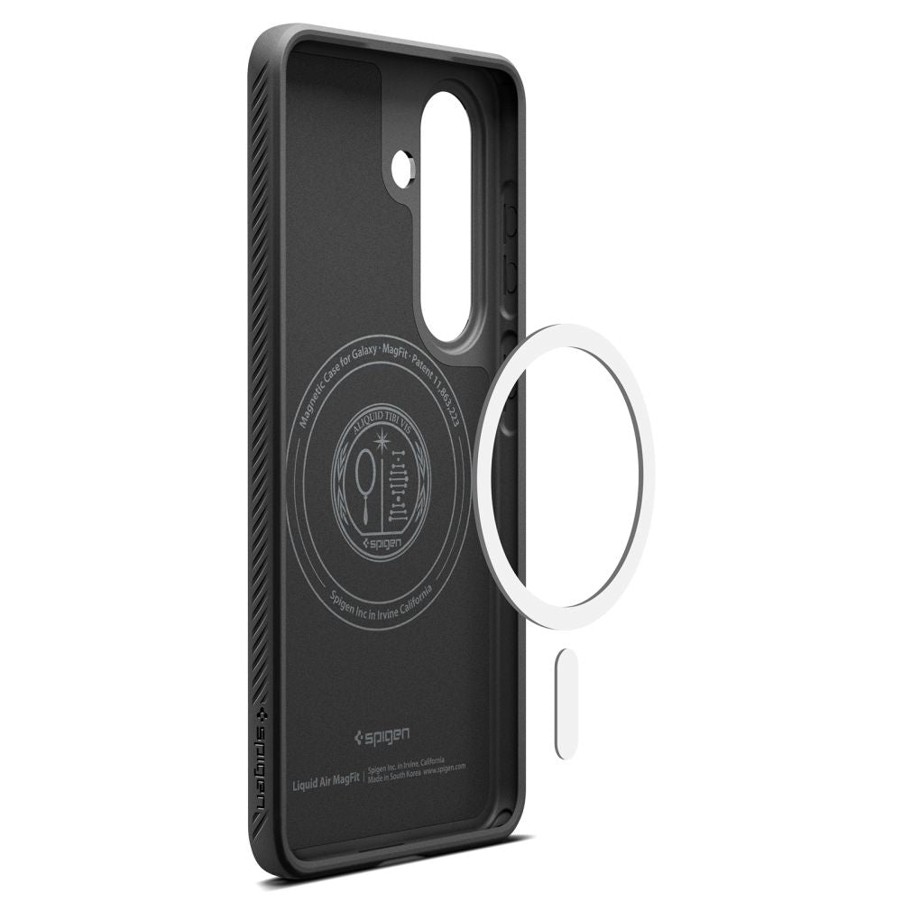 Husa MagSafe pentru Samsung Galaxy S26 Plus S947, Spigen, Liquid Air, Neagra Mata ACS10704