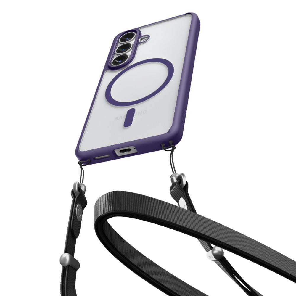 Husa MagSafe pentru Samsung Galaxy S26 Plus S947, Spigen, Ultra Hybrid, Mov Inchis ACS11214