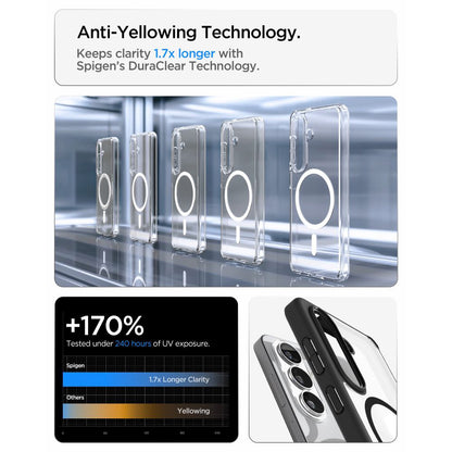 Husa MagSafe pentru Samsung Galaxy S26 Plus S947, Spigen, Ultra Hybrid, Neagra Mata ACS10710