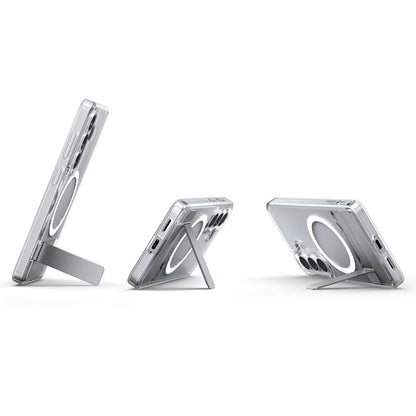 Husa MagSafe pentru Samsung Galaxy S26 Plus S947, Spigen, Ultra Hybrid S, Transparenta Alba ACS11050