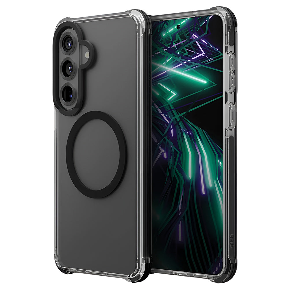 Husa MagSafe pentru Samsung Galaxy S26 Plus S947, UNIQ, Combat MagClick, Neagra