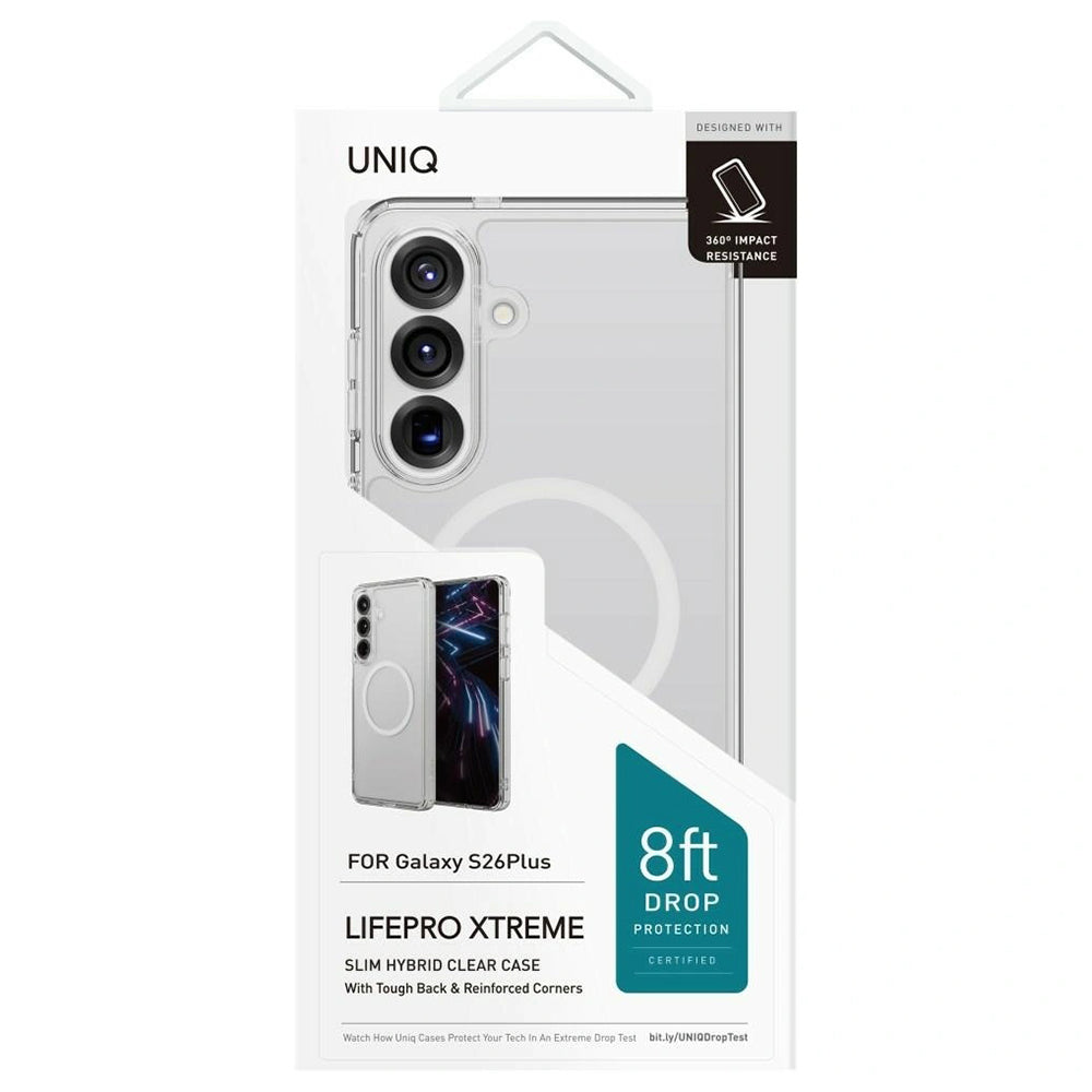 Husa MagSafe pentru Samsung Galaxy S26 Plus S947, UNIQ, LifePro Xtreme MagClick, Transparenta
