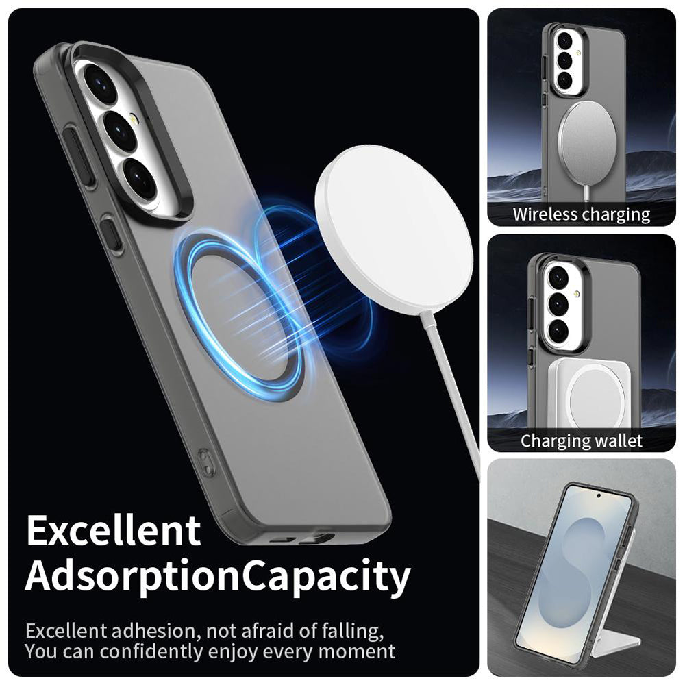Husa MagSafe pentru Samsung Galaxy S26 Plus S947, Techsuit, CandyCase, Neagra