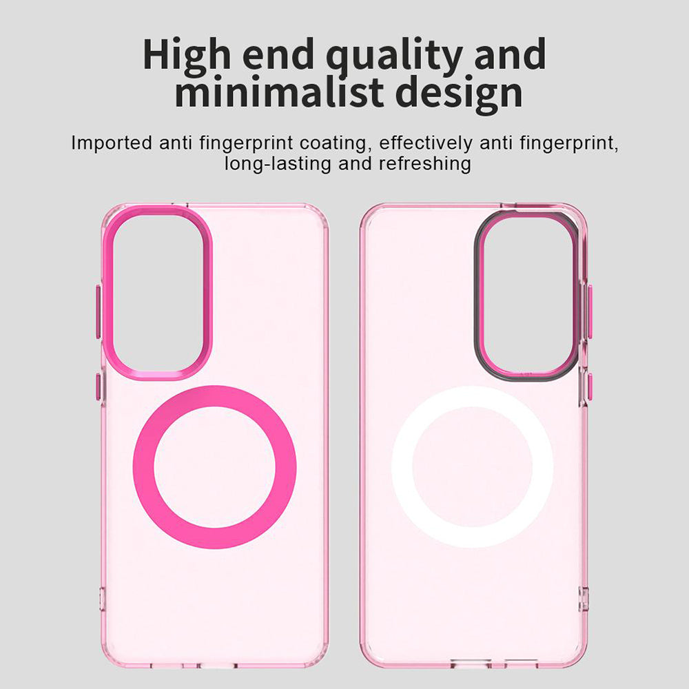 Husa MagSafe pentru Samsung Galaxy S26 Plus S947, Techsuit, CandyCase, Roz