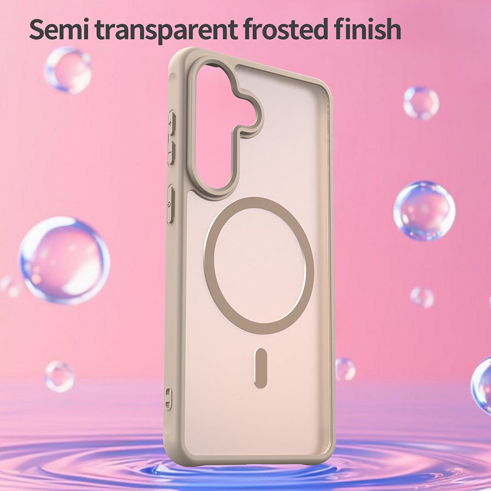 Husa MagSafe pentru Samsung Galaxy S26 Plus S947, Techsuit, HaloFrost II, Aurie