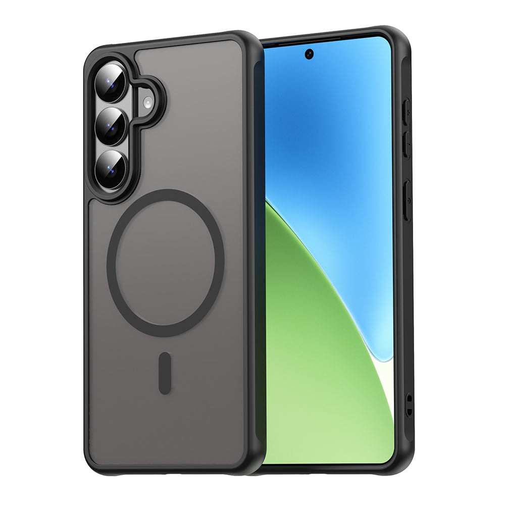 Husa MagSafe pentru Samsung Galaxy S26 Plus, Techsuit, HaloFrost II, Neagra