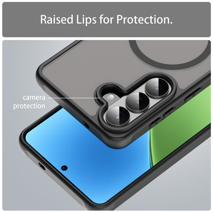 Husa MagSafe pentru Samsung Galaxy S26 Plus, Techsuit, HaloFrost II, Neagra