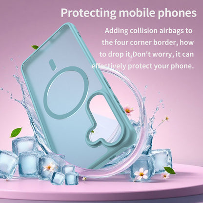 Husa MagSafe pentru Samsung Galaxy S26 Plus, Techsuit, HaloFrost II, Verde Deschis