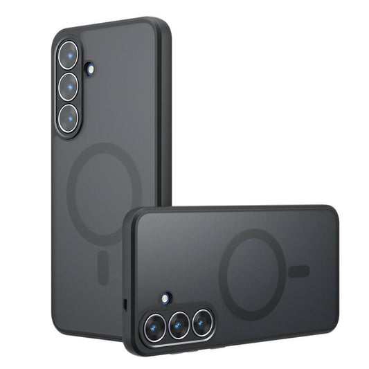 Husa MagSafe pentru Samsung Galaxy S26 Plus, Techsuit, PureFrost, Neagra Satinata