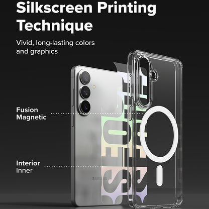 Husa MagSafe pentru Samsung Galaxy S26, Ringke, Fusion Seoul, Transparenta