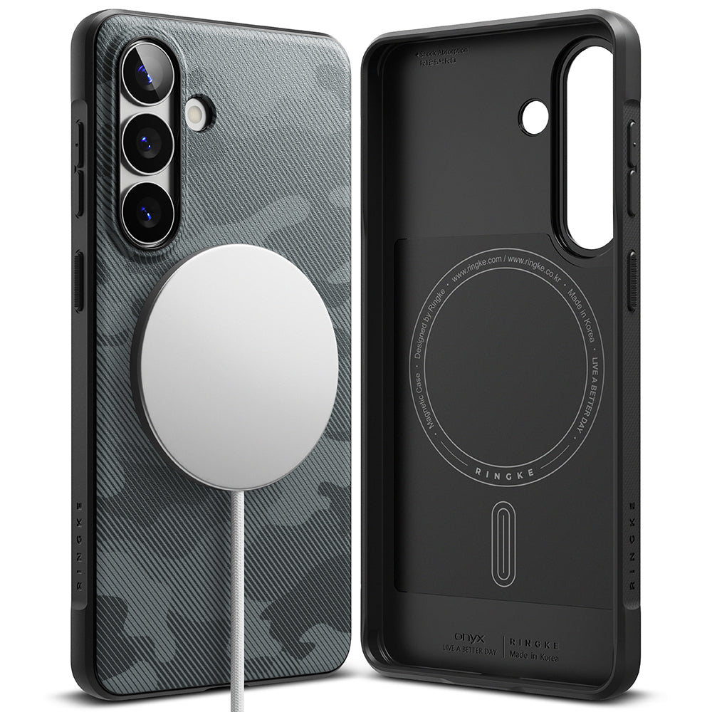 Husa MagSafe pentru Samsung Galaxy S26, Ringke, Onyx, Camuflaj