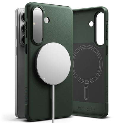 Husa MagSafe pentru Samsung Galaxy S26, Ringke, Onyx, Verde Inchis
