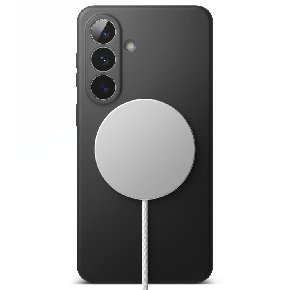 Husa MagSafe pentru Samsung Galaxy S26, Ringke, Silicone, Neagra