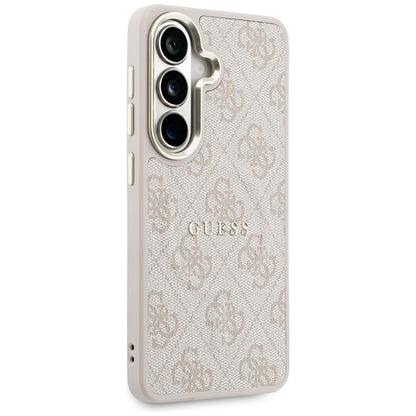 Husa MagSafe pentru Samsung Galaxy S26 S942, Guess, 4G Embossed Ring, Roz Neagra