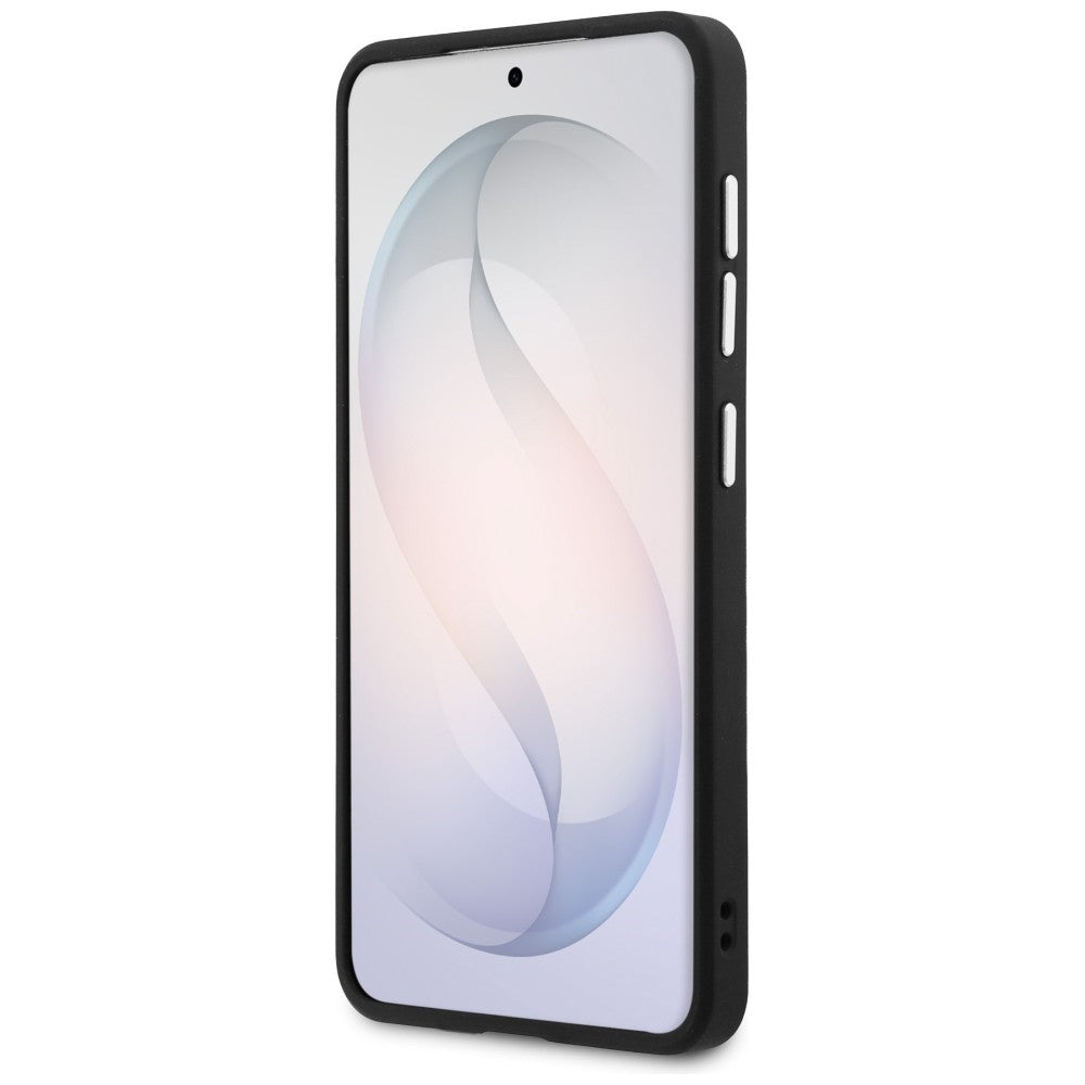 Husa MagSafe pentru Samsung Galaxy S26 S942, Karl Lagerfeld, Initial Logo Debossed, Neagra