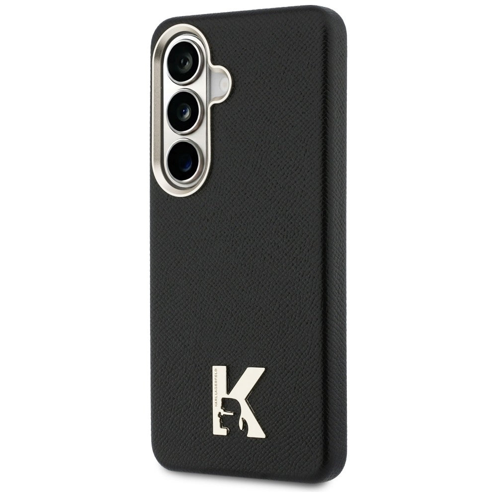 Husa MagSafe pentru Samsung Galaxy S26 S942, Karl Lagerfeld, Karl Head Logo, Neagra